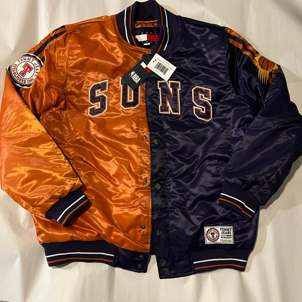 Tommy Hilfiger Jeans X NBA Phoenix Suns satin jacket S, L 2XL